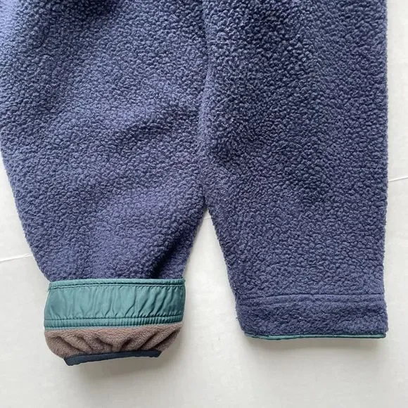 Vintage Patagonia Snap T Fleece Men’s Deep Pile Outdoor Hiking Pullover Jacket L - Picture 8 of 12